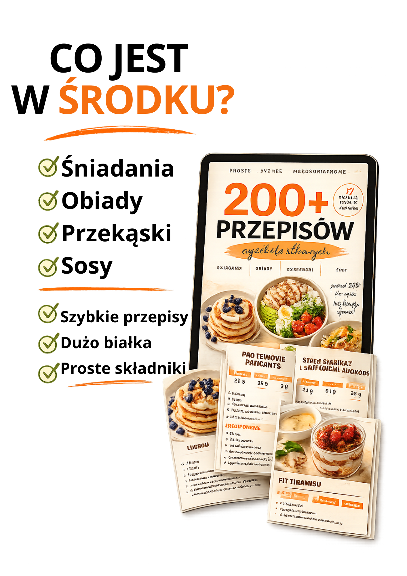 200+ PROTEINOWYCH PRZEPISÓW