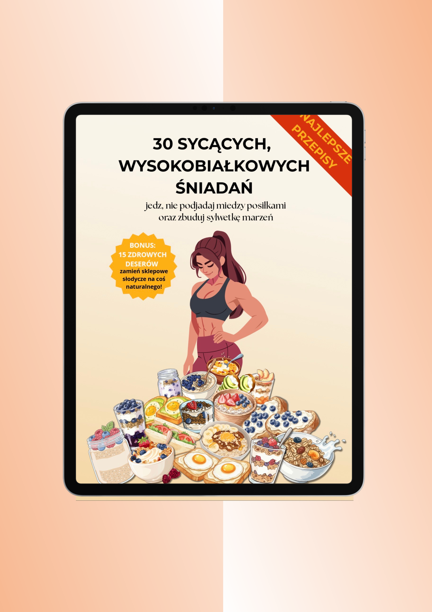 30 wysokobiałkowych śniadań dzięki którym przestaniesz podjadać oraz zbudujesz zdrową sylwetkę